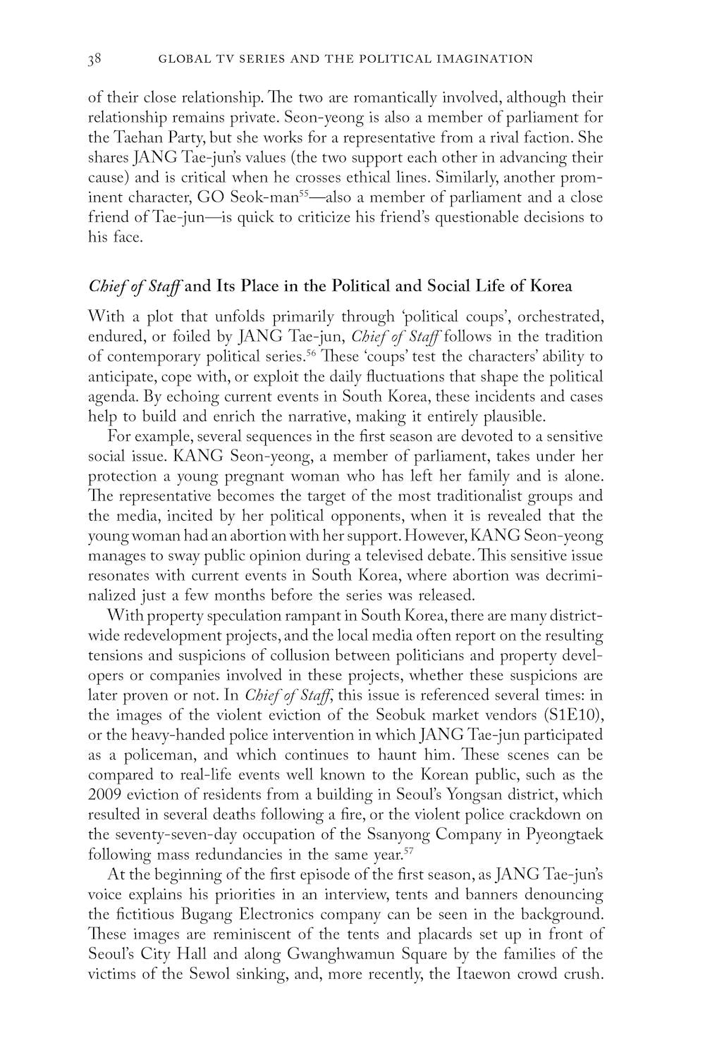 Global TV Series and the Political Imagination