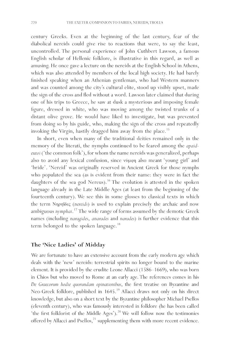 The Exeter Companion to Fairies, Nereids, Trolls and other Social Supernatural Beings
