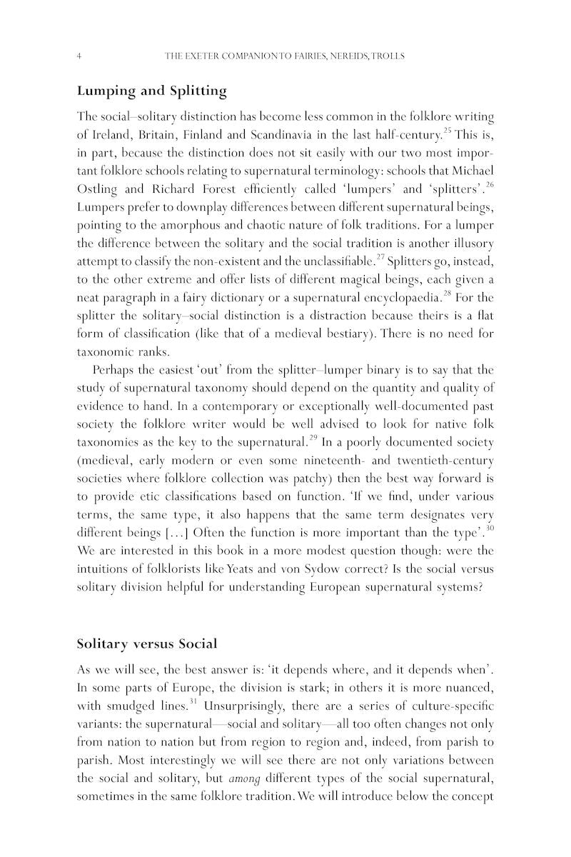The Exeter Companion to Fairies, Nereids, Trolls and other Social Supernatural Beings