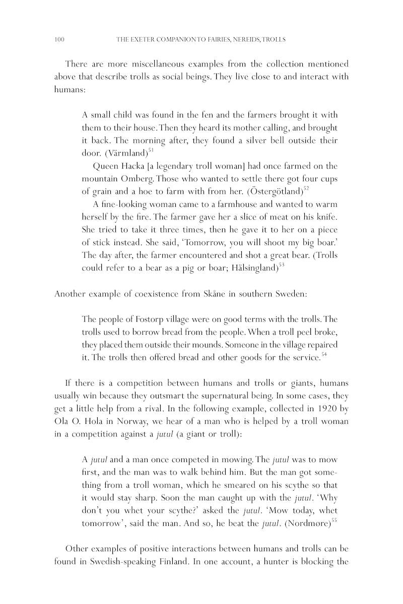 The Exeter Companion to Fairies, Nereids, Trolls and other Social Supernatural Beings