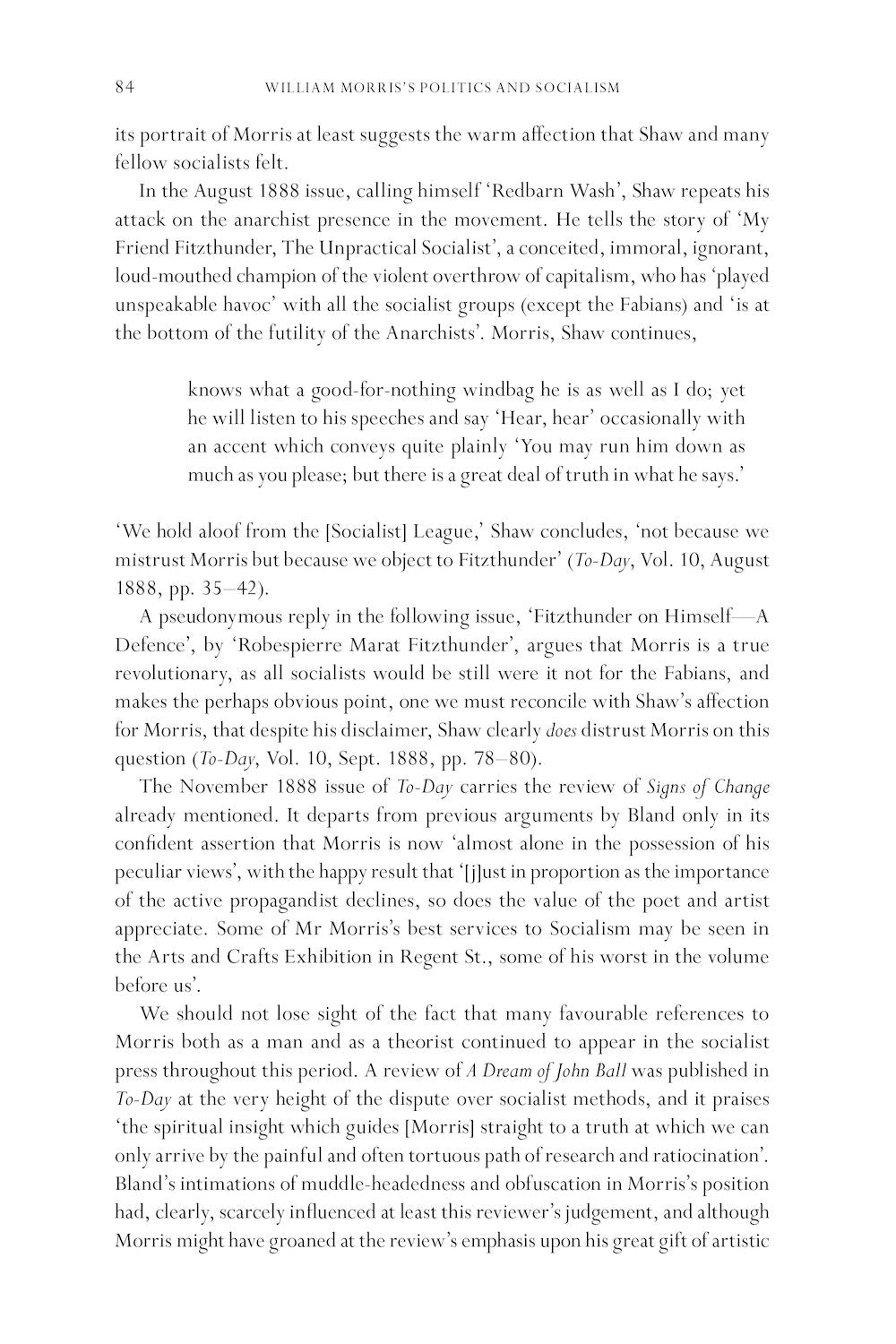 William Morris’s Socialism and Politics
