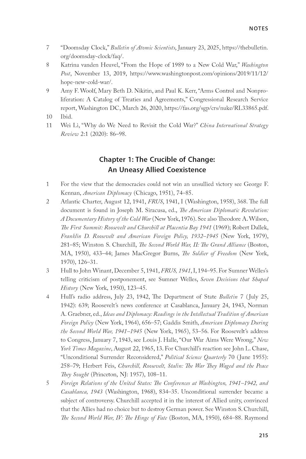 Revisiting the First Cold War