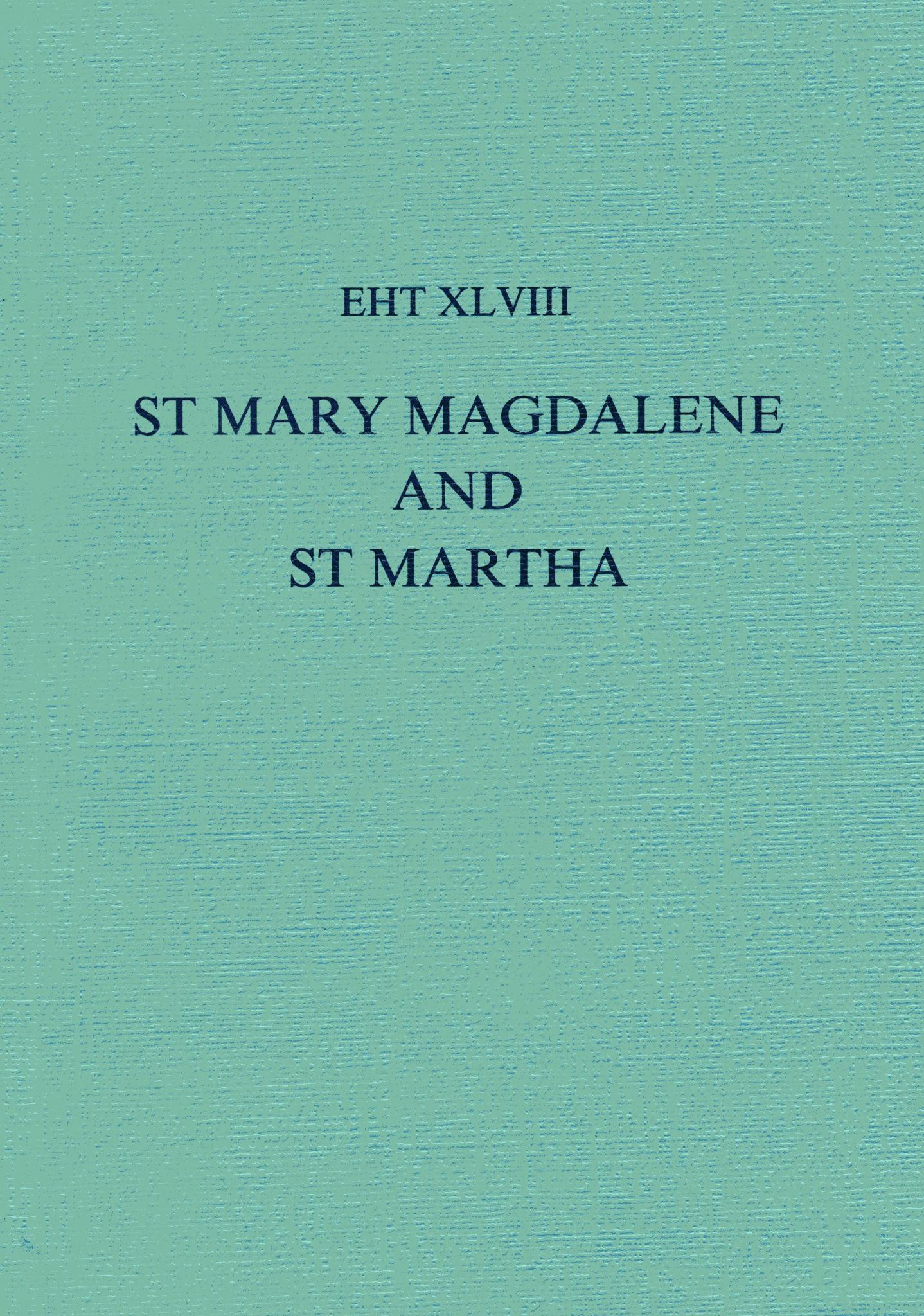 Lives Of St Mary Magdalene And St Martha