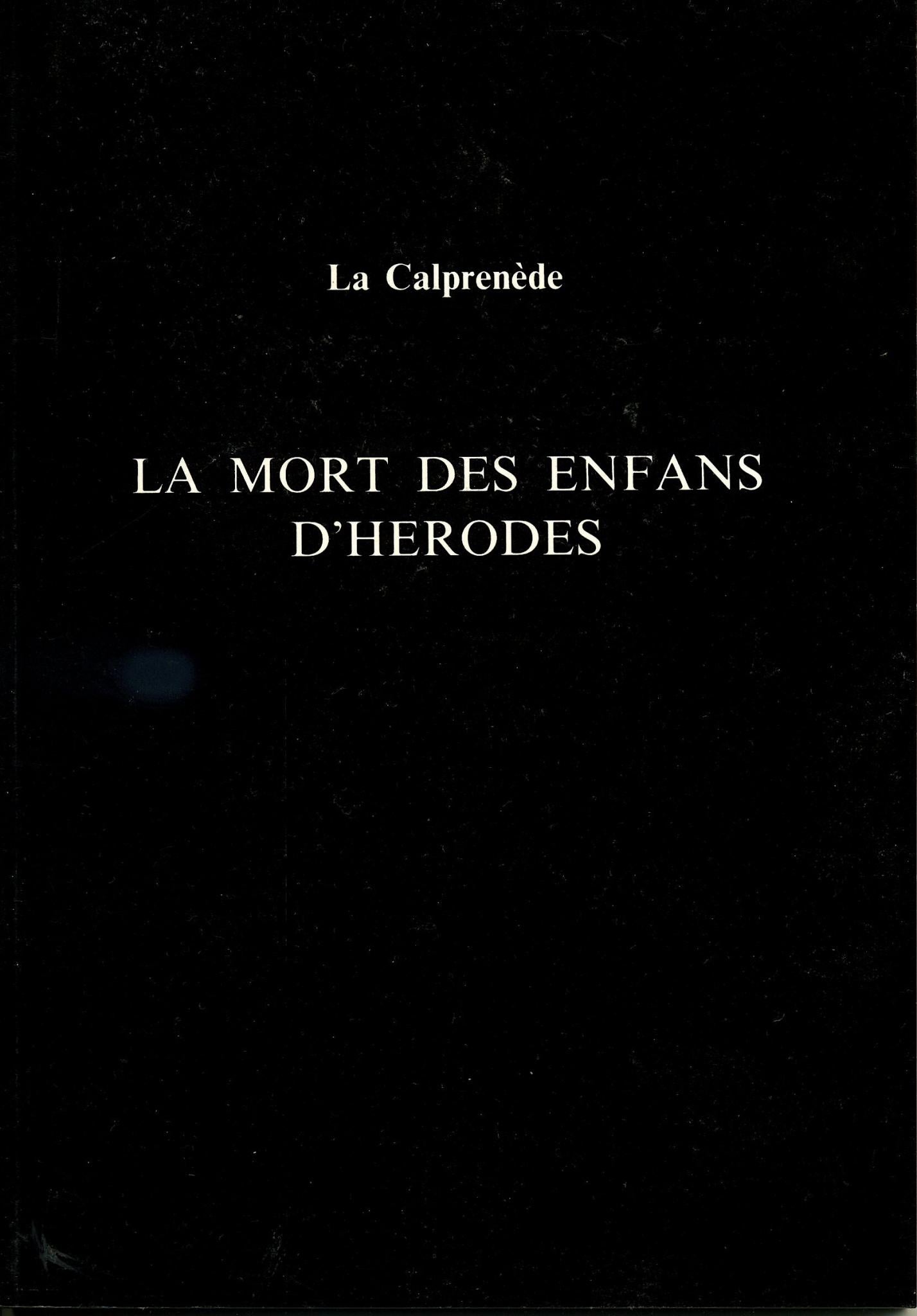 La Mort des Enfans d'Herodes