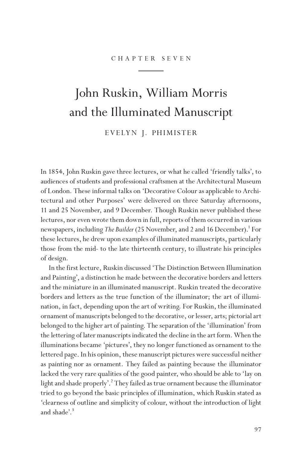 William Morris and John Ruskin