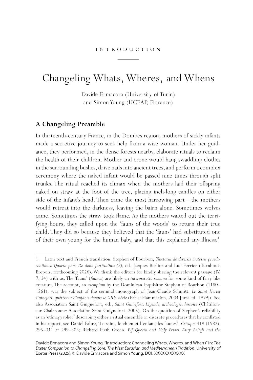 The Exeter Companion to Changeling Lore