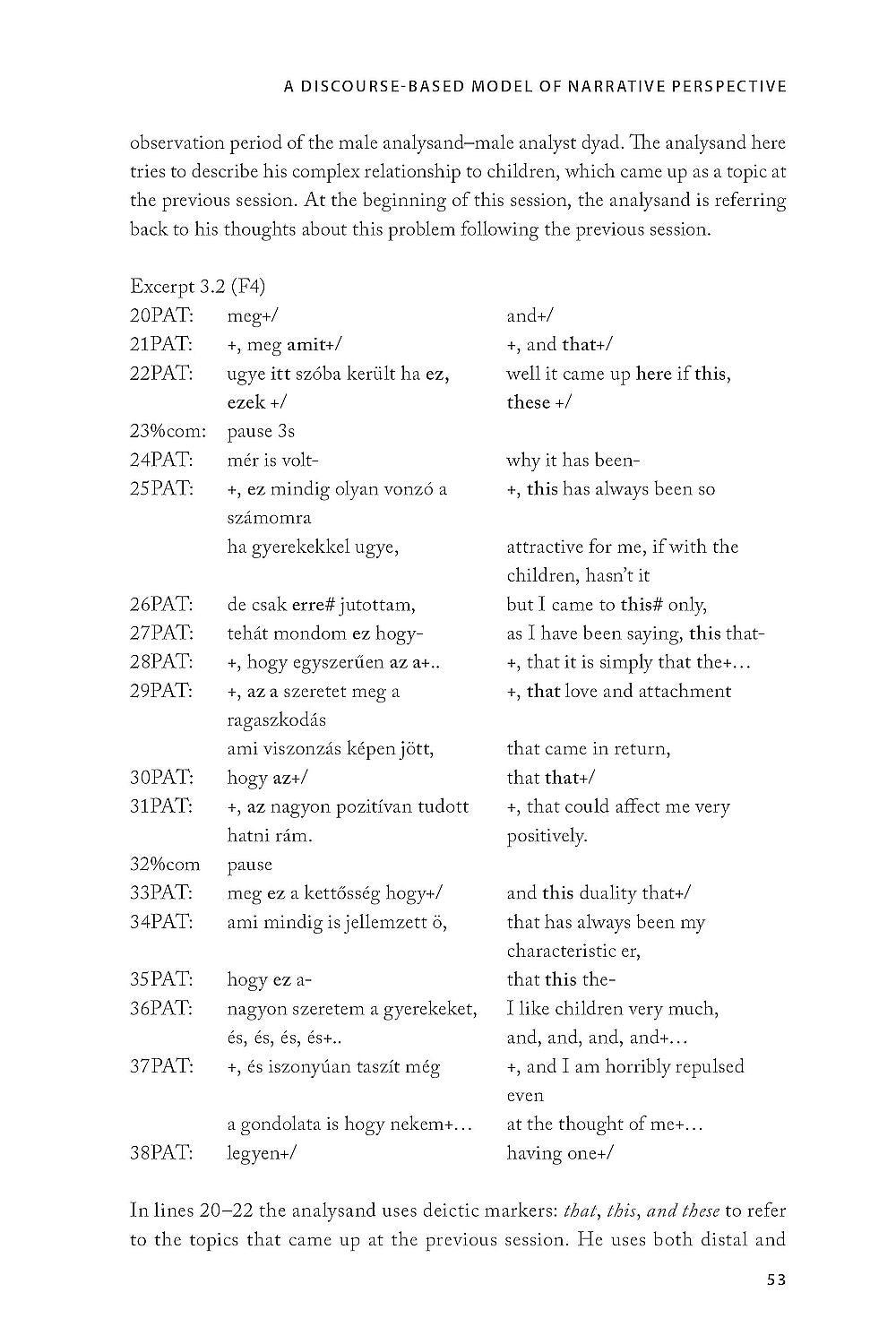 Joint Construction of Narratives in the Psychoanalytic Setting