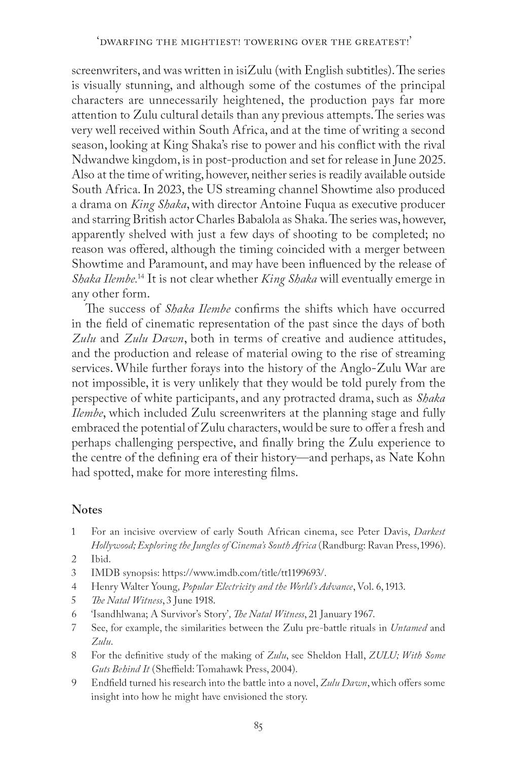 Army, Empire and Film