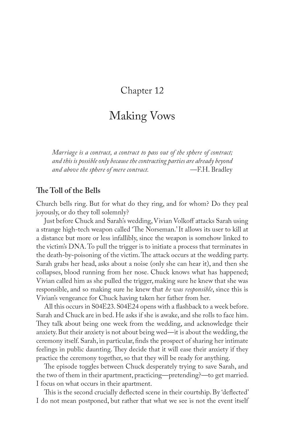 Chuck, Appearance and Reality