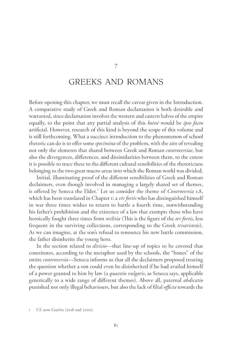 Introducing Roman Declamation