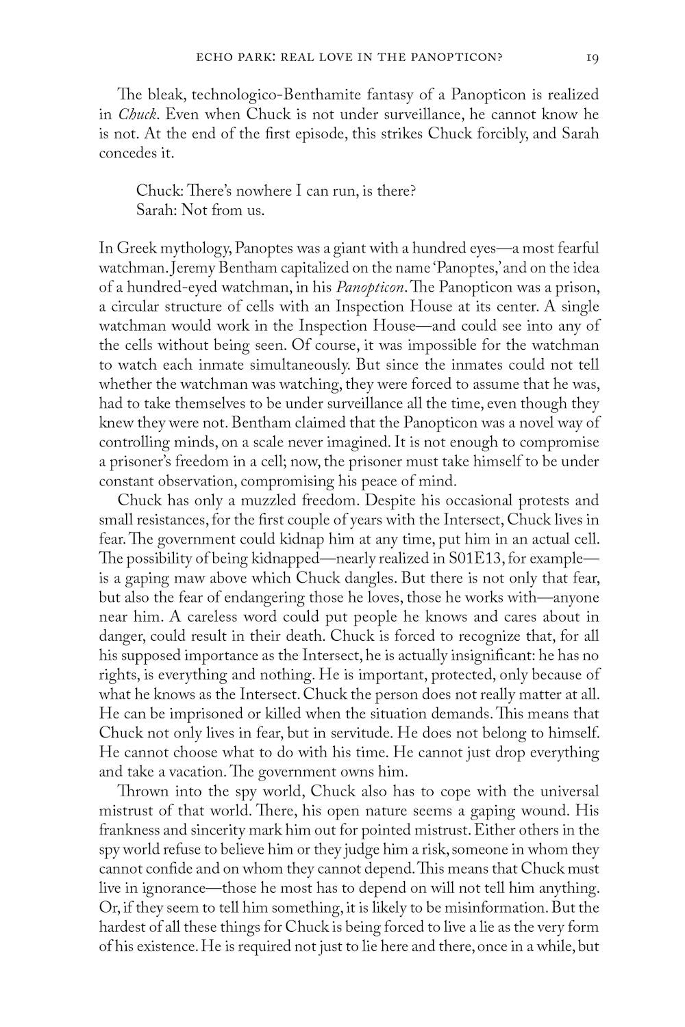 Chuck, Appearance and Reality