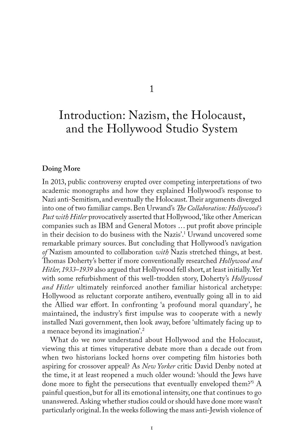 The Holocaust and Hollywood Studios
