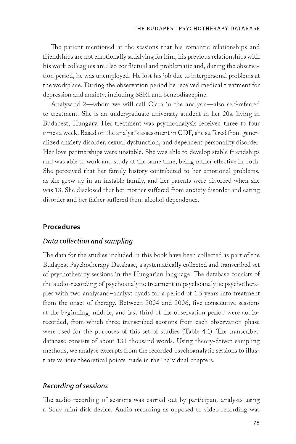 Joint Construction of Narratives in the Psychoanalytic Setting