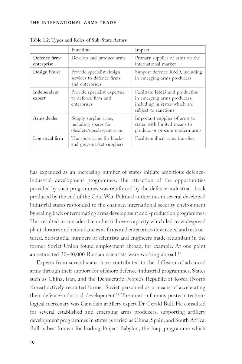 The International Arms Trade