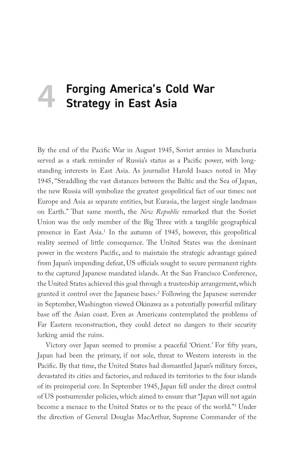 Revisiting the First Cold War