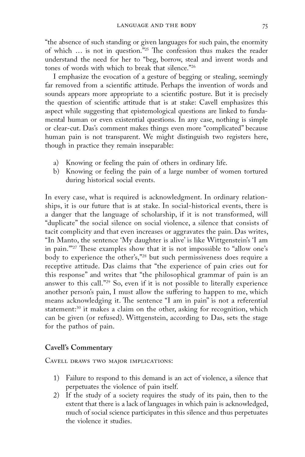 Onward with Stanley Cavell
