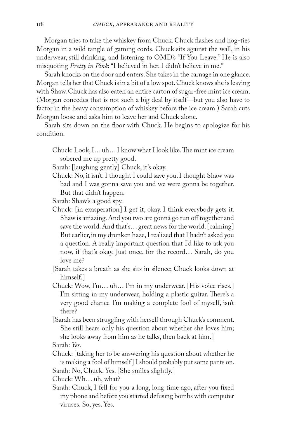 Chuck, Appearance and Reality