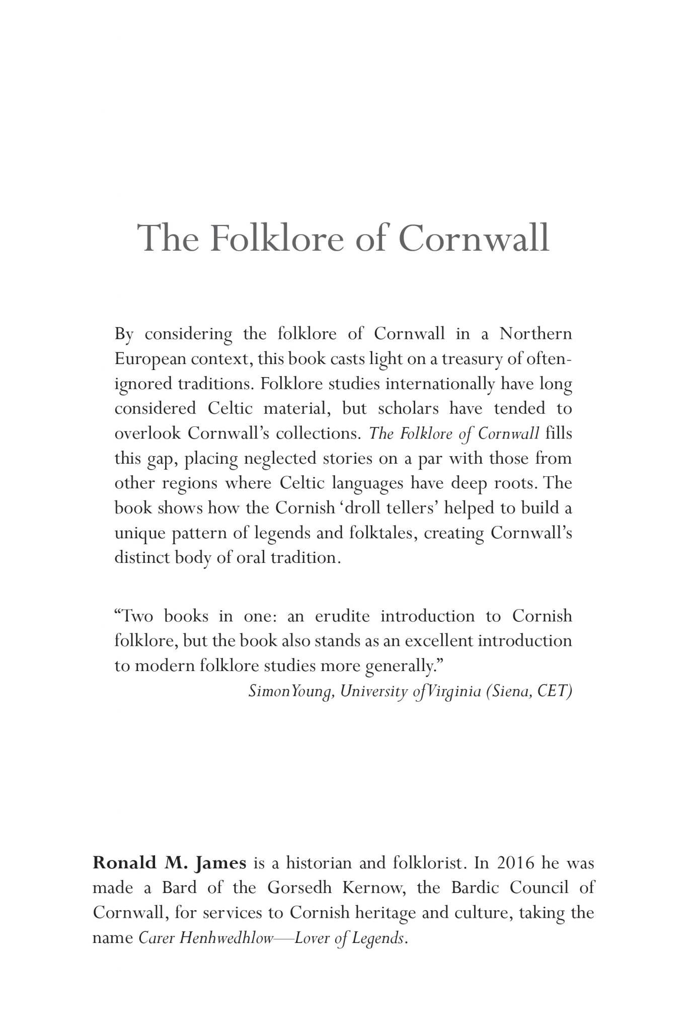 The Folklore of Cornwall