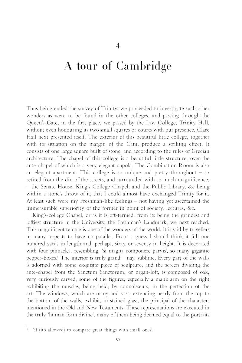 Student Life in Nineteenth-Century Cambridge