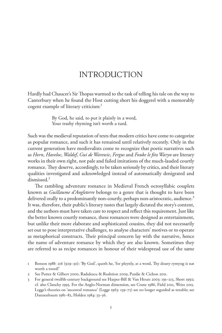 Crestien’s Guillaume d’Angleterre / William of England