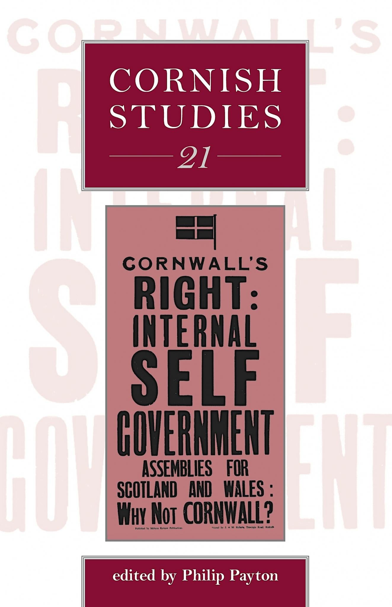 Cornish Studies Volume 21